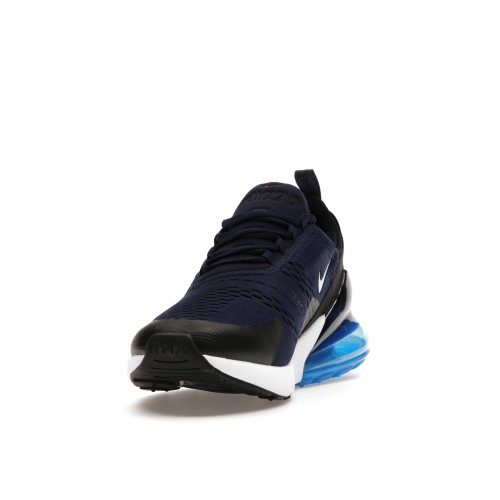 Кроссы Nike Air Max 270 Midnight Navy Bright Crimson - мужская сетка размеров