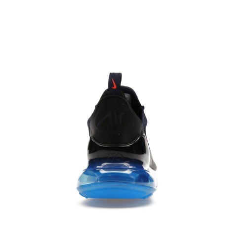 Кроссы Nike Air Max 270 Midnight Navy Bright Crimson - мужская сетка размеров