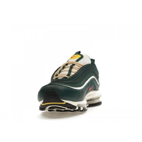 Кроссы Nike Air Max 97 SE Athletic Company Pro Green Picante Red - мужская сетка размеров