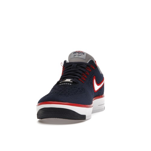 Кроссы Nike Air Force 1 Ultra Flyknit Low New England Patriots R.K.K. - мужская сетка размеров