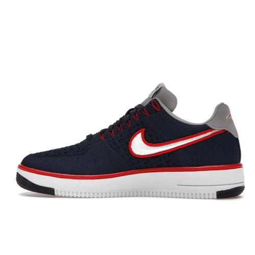 Кроссы Nike Air Force 1 Ultra Flyknit Low New England Patriots R.K.K. - мужская сетка размеров