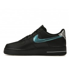 Nike Air Force 1 07 Low Black Blue Lightning