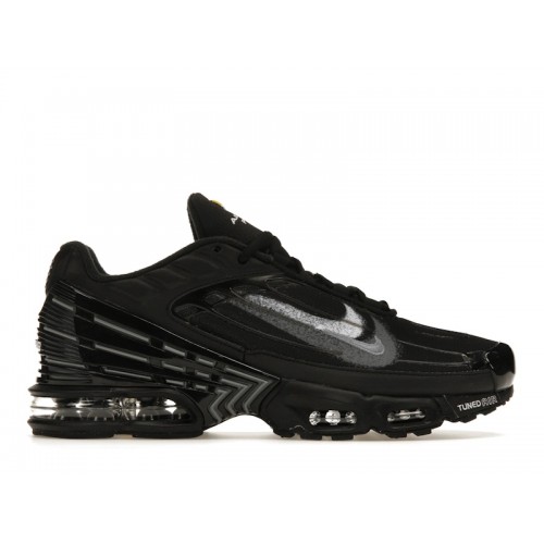 Кроссы Nike Air Max Plus 3 Stencil Swoosh Black - мужская сетка размеров