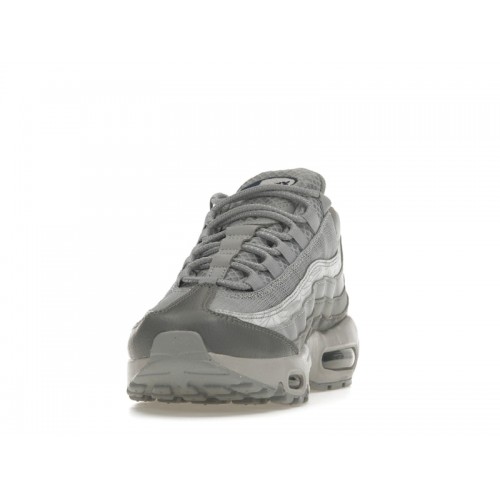 Кроссы Nike Air Max 95 Grey Midnight Navy - мужская сетка размеров