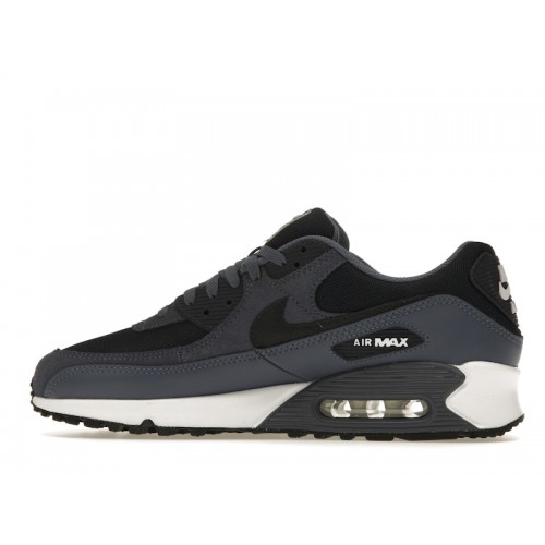 Кроссы Nike Air Max 90 Diffused Blue - мужская сетка размеров