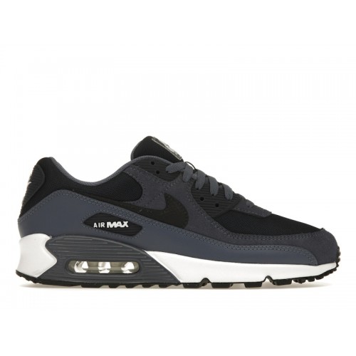 Кроссы Nike Air Max 90 Diffused Blue - мужская сетка размеров