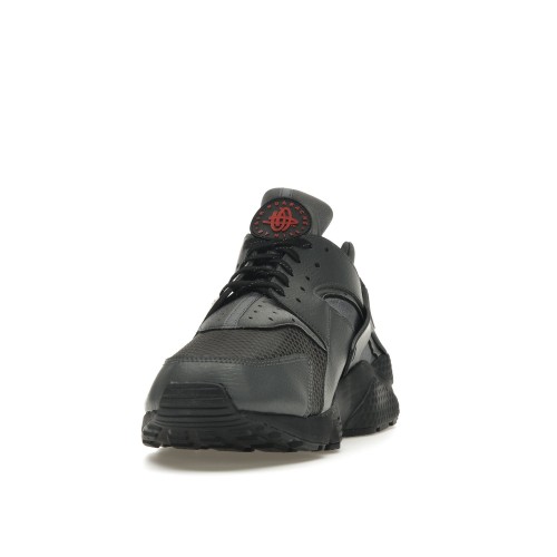 Кроссы Nike Air Huarache Anthracite Picante Red - мужская сетка размеров