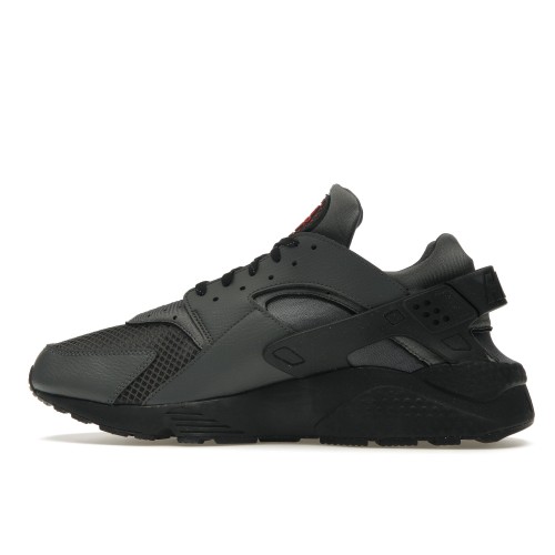 Кроссы Nike Air Huarache Anthracite Picante Red - мужская сетка размеров