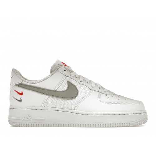 Кроссы Nike Air Force 1 Low 07 SE Double Swoosh White Picante - мужская сетка размеров