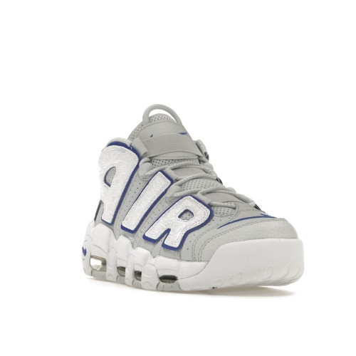 Кроссы Nike Air More Uptempo Embossed White Royal Blue - мужская сетка размеров