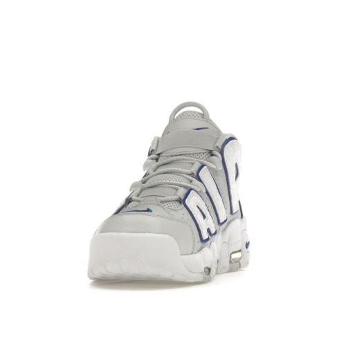 Кроссы Nike Air More Uptempo Embossed White Royal Blue - мужская сетка размеров