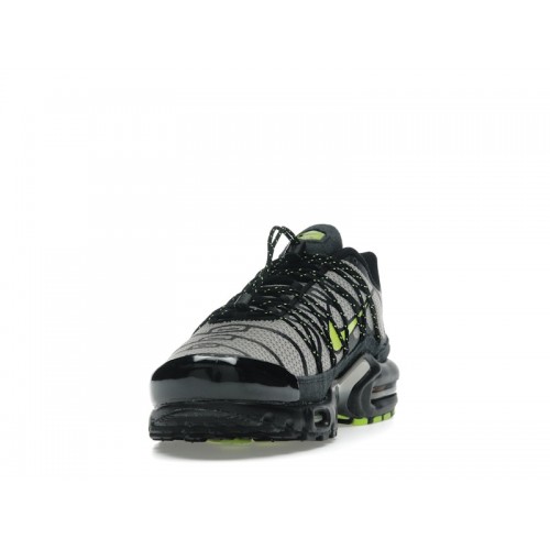 Nike Air Max Plus Utility Black College Grey Volt - мужская сетка размеров