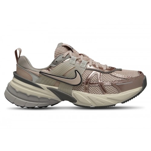 Кроссы Nike V2K Run Particle Beige College Grey Light Bone (W) - женская сетка размеров