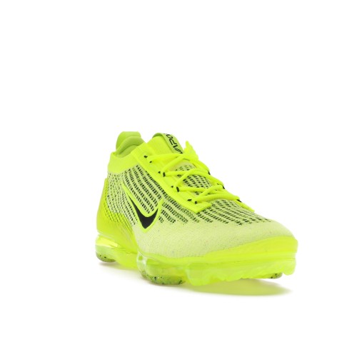 Кроссы Nike Air VaporMax 2021 Flyknit Volt Black - мужская сетка размеров