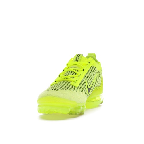 Кроссы Nike Air VaporMax 2021 Flyknit Volt Black - мужская сетка размеров