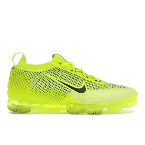 Кроссы Nike Air VaporMax 2021 Flyknit Volt Black - мужская сетка размеров