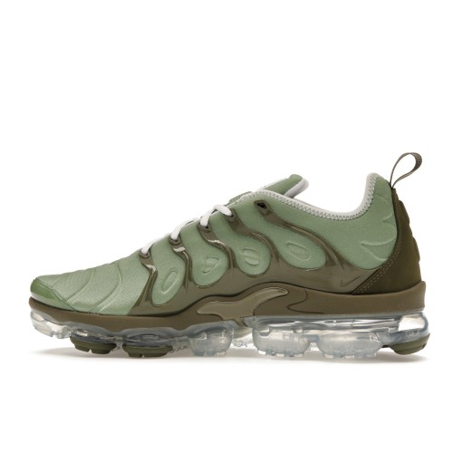 Кроссы Nike Air VaporMax Plus Oil Green - мужская сетка размеров