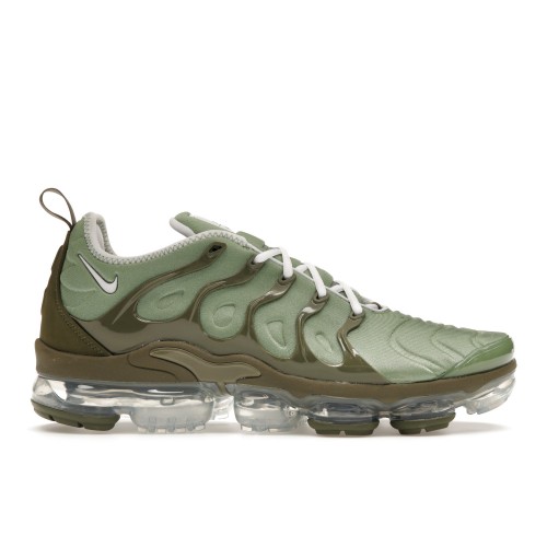 Кроссы Nike Air VaporMax Plus Oil Green - мужская сетка размеров