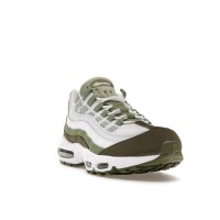Nike Air Max 95 White Medium Olive Oil Green