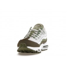 Nike Air Max 95 White Medium Olive Oil Green