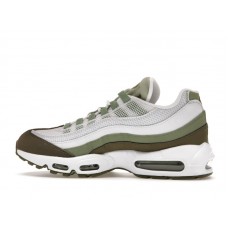 Nike Air Max 95 White Medium Olive Oil Green