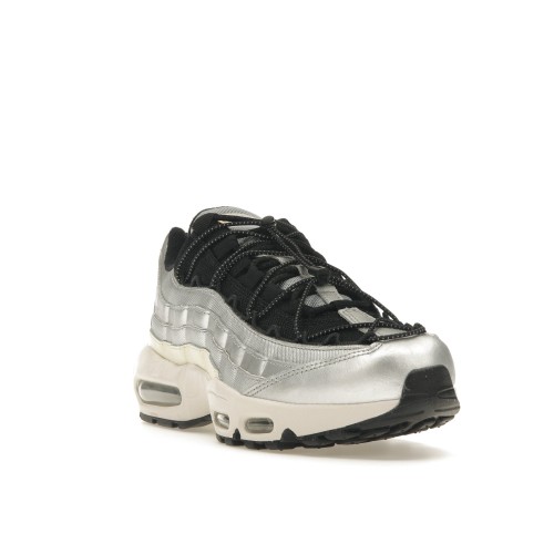 Кроссы Nike Air Max 95 Toggle Metallic Silver Alabaster (W) - женская сетка размеров