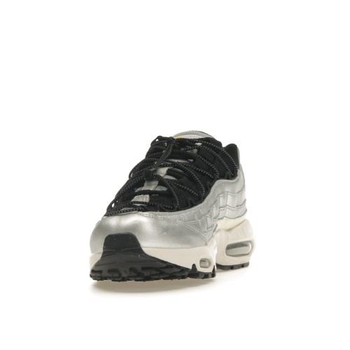 Кроссы Nike Air Max 95 Toggle Metallic Silver Alabaster (W) - женская сетка размеров