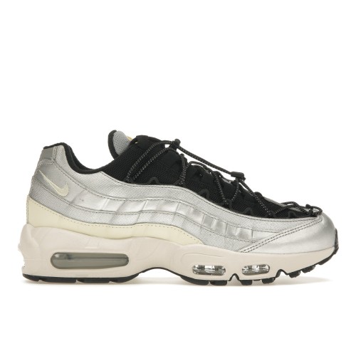 Кроссы Nike Air Max 95 Toggle Metallic Silver Alabaster (W) - женская сетка размеров