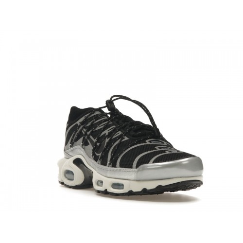 Кроссы Nike Air Max Plus Toggle Black Silver (W) - женская сетка размеров