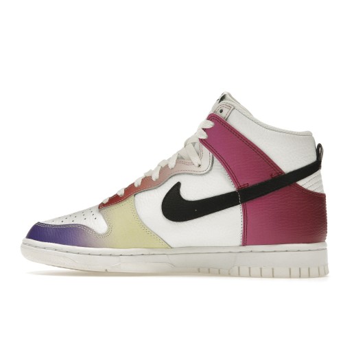 Кроссы Nike Dunk High Multi-Color Gradient (W) - женская сетка размеров