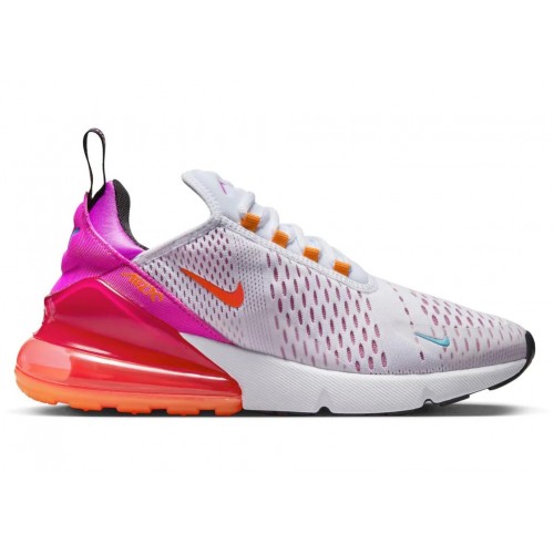 Кроссы Nike Air Max 270 Fuchsia Dream Crimson (W) - женская сетка размеров