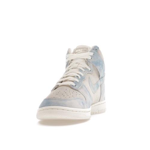 Кроссы Nike Dunk High SE Clouds Celestine Blue (W) - женская сетка размеров