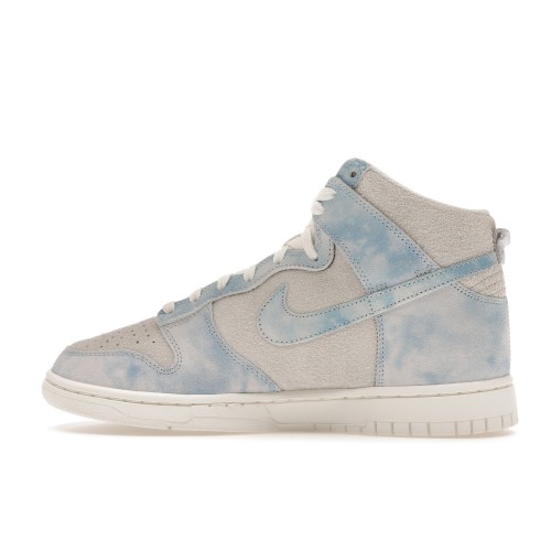 Кроссы Nike Dunk High SE Clouds Celestine Blue (W) - женская сетка размеров