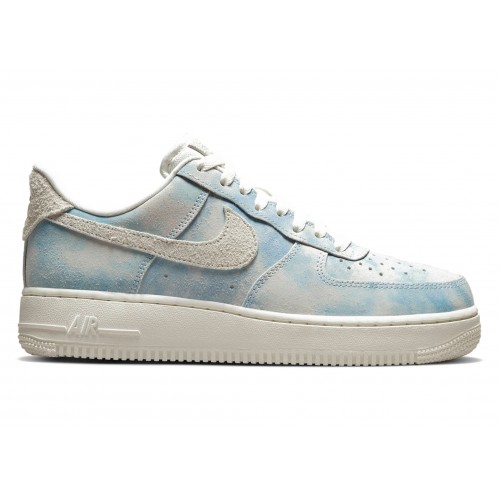 Кроссы Air Force 1 Low Clouds Celestine Blue (W) - женская сетка размеров