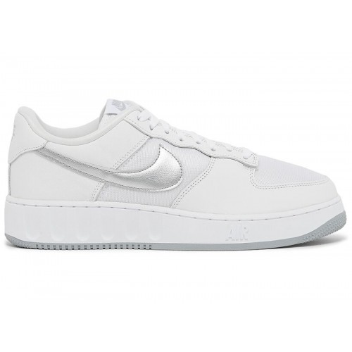 Кроссы Nike Air Force 1 Low Unity White Silver - мужская сетка размеров