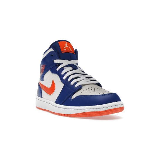 Кроссы Jordan 1 Mid Knicks - мужская сетка размеров