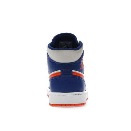 Кроссы Jordan 1 Mid Knicks - мужская сетка размеров