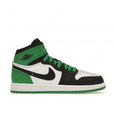 Детские кроссовки Jordan 1 Retro High OG Lucky Green (PS)