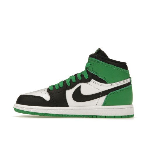 Кроссы Jordan 1 Retro High OG Lucky Green (PS) - детская сетка размеров