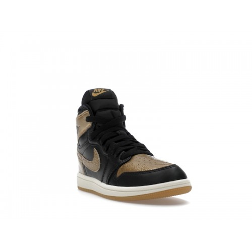 Air Jordan 1 Retro High OG PS Black Gold - детская сетка размеров
