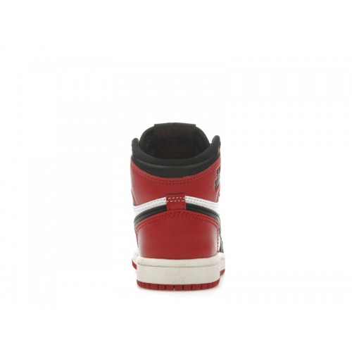 Air Jordan 1 Retro High OG PS Black Toe Reimagined - детская сетка размеров