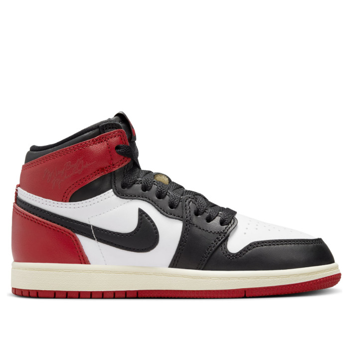 Air Jordan 1 Retro High OG PS Black Toe Reimagined - детская сетка размеров Air Jordan 1 Retro High OG PS Black Toe Reimagined - детская сетка размеров