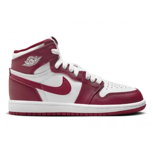Кроссы Jordan 1 Retro High OG Artisanal Team Red (PS) - детская сетка размеров