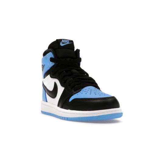 Кроссы Jordan 1 Retro High OG UNC Toe (PS) - детская сетка размеров