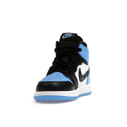 Кроссы Jordan 1 Retro High OG UNC Toe (PS) - детская сетка размеров