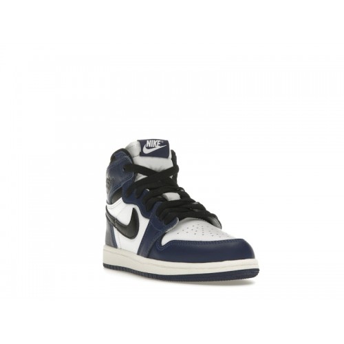 Air Jordan 1 Retro High OG PS Midnight Navy - детская сетка размеров
