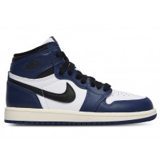 Детские кроссовки Jordan 1 Retro High OG Midnight Navy (PS)