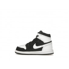 Малышам Jordan 1 Retro High OG Black White (TD)