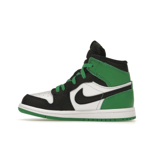 Кроссы Jordan 1 Retro High OG Lucky Green (TD) - детская сетка размеров