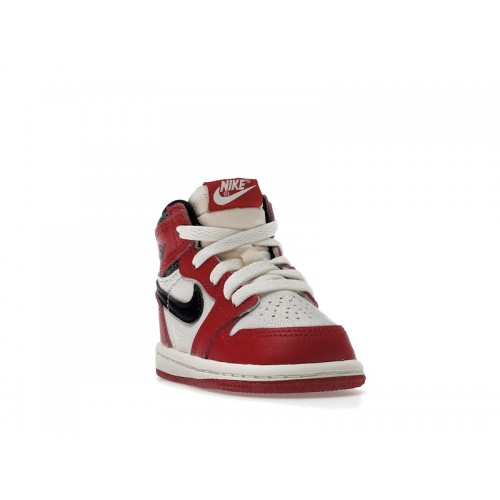Кроссы Jordan 1 Retro High OG Chicago Lost and Found (TD) - детская сетка размеров